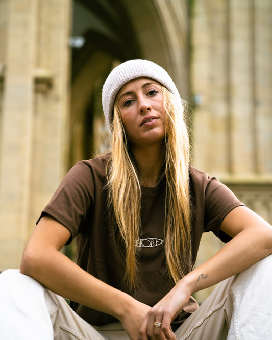 Camiseta Ovalo Marrón