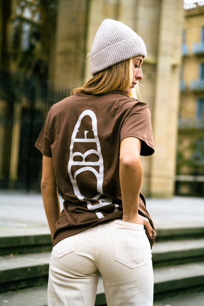 Camiseta Ovalo Marrón