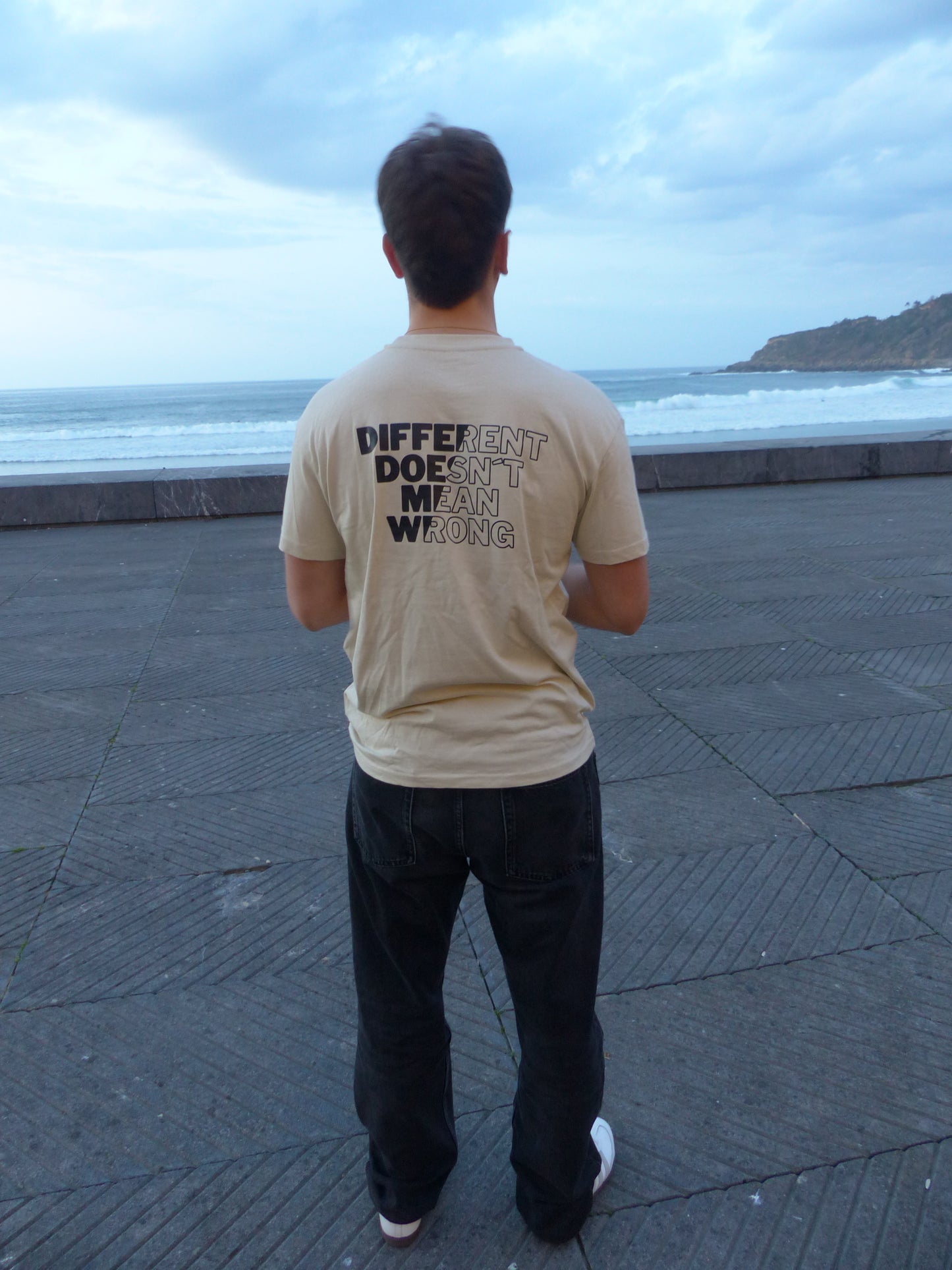 Camiseta Oversize Beige